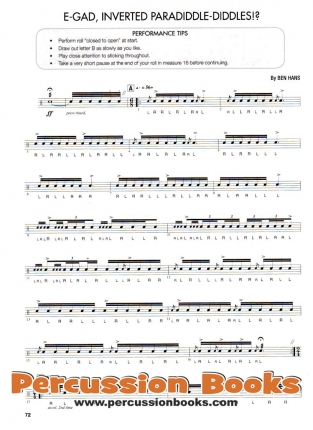 Rudimental Drum Solos for the Marching Snare Drummer Sample 3